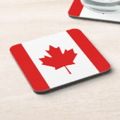 De Maple Leaf-vlag van Canada Drankjes Onderzetter (Linkerzijde)