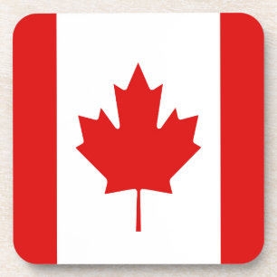 De Maple Leaf-vlag van Canada Drankjes Onderzetter