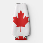 De Maple Leaf-vlag van Canada Flesjeskoeler (Voorkant)
