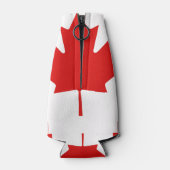 De Maple Leaf-vlag van Canada Flesjeskoeler (Achterkant)