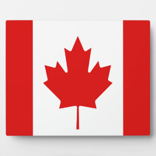 De Maple Leaf-vlag van Canada Fotoplaat