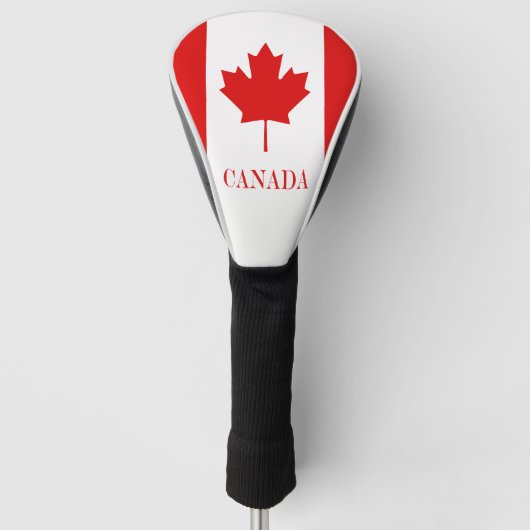 De Maple Leaf-vlag van Canada Golfheadcover (Voorkant)