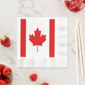 De Maple Leaf-vlag van Canada Servet (Insitu)