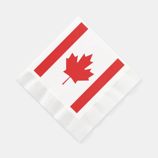 De Maple Leaf-vlag van Canada Servet (Hoek)