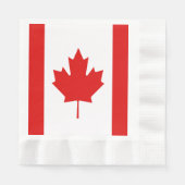 De Maple Leaf-vlag van Canada Servet (Voorkant)