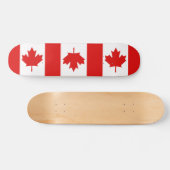 De Maple Leaf-vlag van Canada Skateboard (Horizontaal)