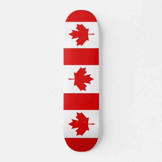 De Maple Leaf-vlag van Canada Skateboard (Voorkant)