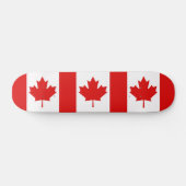 De Maple Leaf-vlag van Canada Skateboard (Horizontaal)