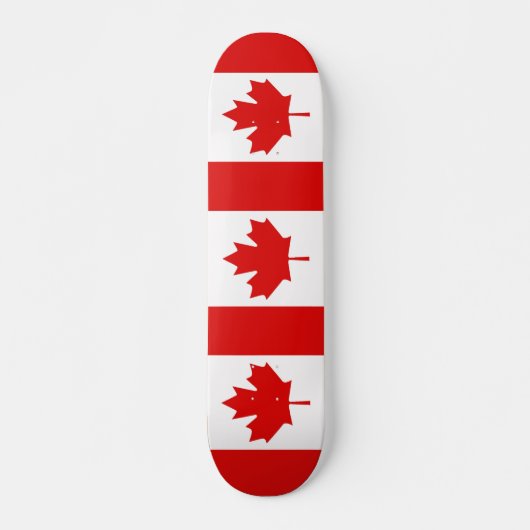 De Maple Leaf-vlag van Canada Skateboard (Voorkant)