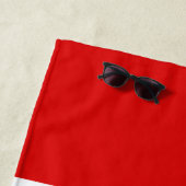 De Maple Leaf-vlag van Canada Strandlaken (In situ)