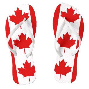 De Maple Leaf-vlag van Canada Teenslippers