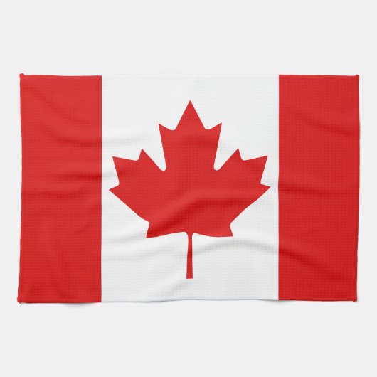 De Maple Leaf-vlag van Canada Theedoek (Horizontaal)