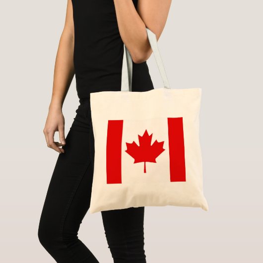 De Maple Leaf-vlag van Canada Tote Bag (Voorkant (product))