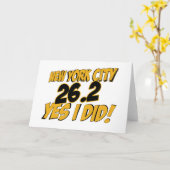 De Marathon van de Stad van New York Kaart (Gele Bloem)