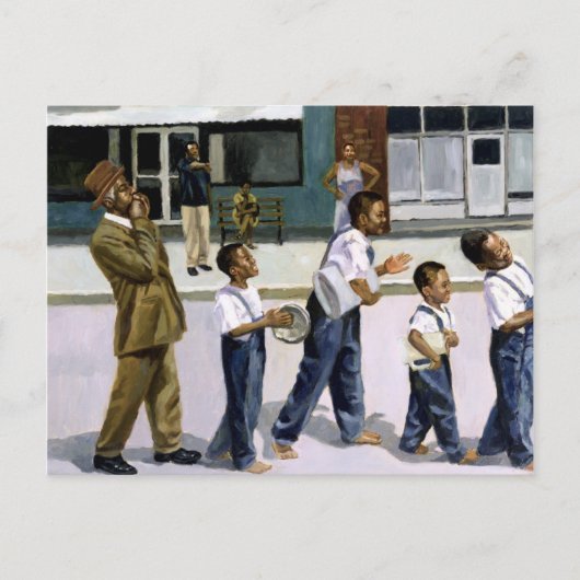 De marchingstok 2000 briefkaart (Voorkant)