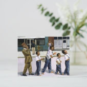 De marchingstok 2000 briefkaart (Staand voorkant)