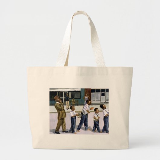 De marchingstok 2000 grote tote bag (Voorkant)