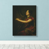 De Marchioness van Northampton Canvas Afdruk (Insitu (Houten vloer))