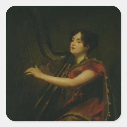 De Marchioness van Northampton Vierkante Sticker (Voorkant)