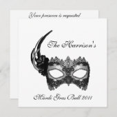 "De mardi Gras Ball 2011 van ____" Kaart (Voorkant / Achterkant)