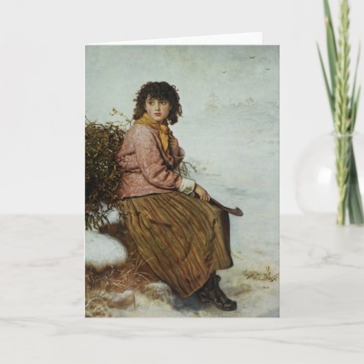 De maretak Gatherer, 1894 Kaart (Voorkant)