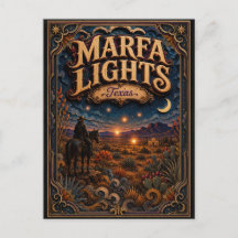 De Marfa Lights Texas Popcut Legends