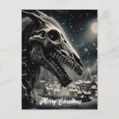 De Mari Lwyd Vrolijk Kerstfeest Briefkaart (Voorkant)
