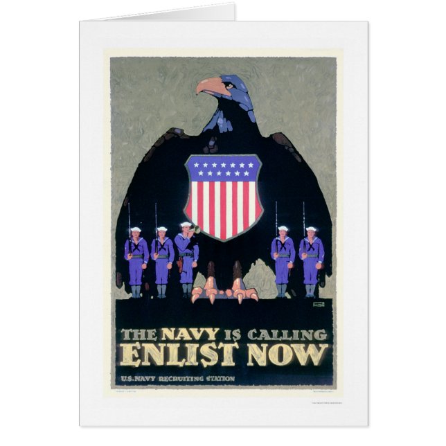 De marine belt - Enlist Now (US02291A) (Voorkant)