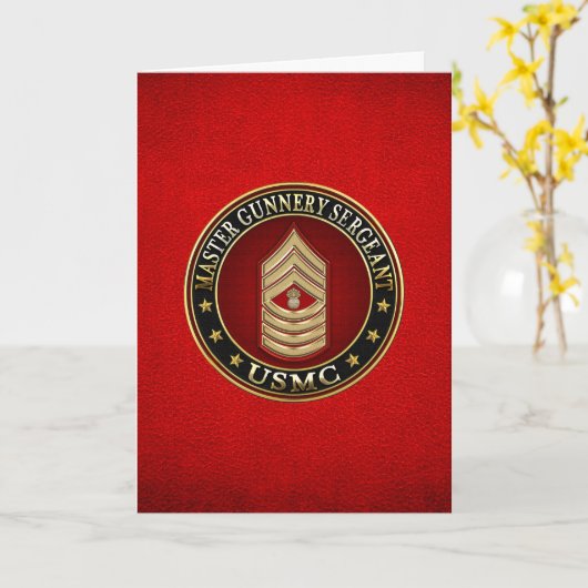 De Marine van de V.S.: De hoofd Sergeant van de Kaart (Gele Bloem)