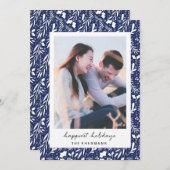 De marineblauwe Gestippelde Greens Kaart van de (Voorkant / Achterkant)