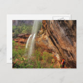 De marinepools volgen in Zion National Briefkaart (Voorkant / Achterkant)