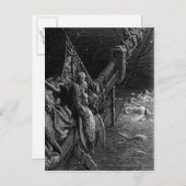 De Mariner kijkt naar de serpenten in de oceaan Briefkaart (Voorkant / Achterkant)