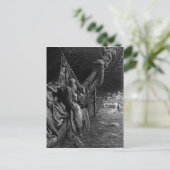 De Mariner kijkt naar de serpenten in de oceaan Briefkaart (Staand voorkant)