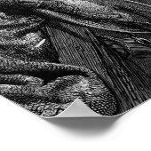 De Mariner kijkt naar de serpenten in de oceaan Poster (Hoek)