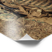 De Marines van de V.S. verstrekken veiligheid als  Foto Afdruk (Hoek)