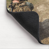 De Marines van de V.S. verstrekken veiligheid als  Muismat (Hoek)