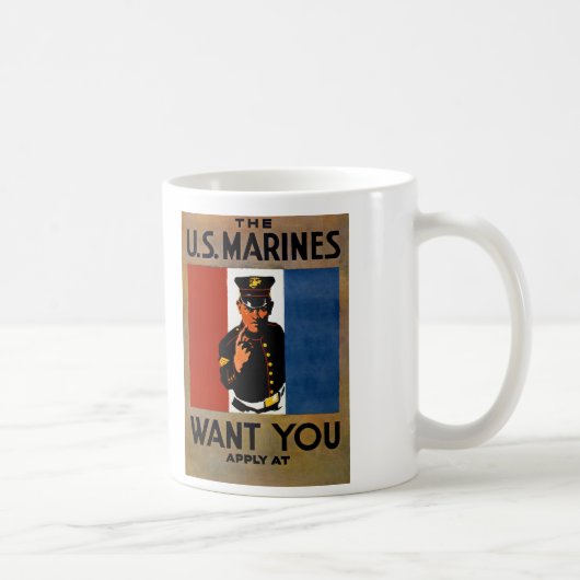 De mariniers willen je koffiemok (Rechts)