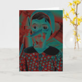 De Marionet van Pinocchio Kaart (Gele Bloem)