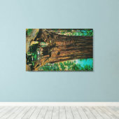 De Mariposa Big Tree Grove, Yosemite Canvas Afdruk (Insitu (Houten vloer))