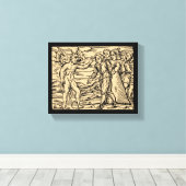 De Mark van het Beest 8x10 Canvas Afdruk (Insitu (Houten vloer))