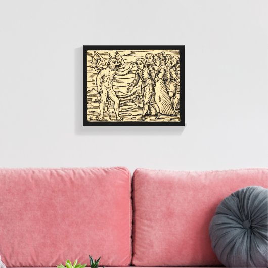 De Mark van het Beest 8x10 Canvas Afdruk (Insitu (Woonkamer))