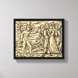 De Mark van het Beest 8x10 Canvas Afdruk