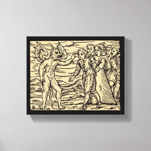 De Mark van het Beest 8x10 Canvas Afdruk (Voorkant)