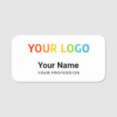 De Markering van de Naam van de Pin van de werknem Naamplaatje (Voorkant)