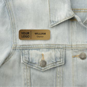 De Markering van de Naam van de Speld van de veili Naamplaatje (In situ)