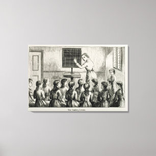 'De markeringsles', illustratie uit 'Een handleidi Canvas Afdruk