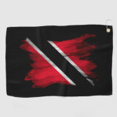 De markerpenseelstreek van Trinidad en Tobago Golfhanddoek (Horizontaal)