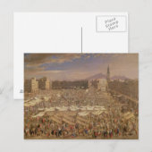 De markt in Napels Briefkaart (Voorkant / Achterkant)