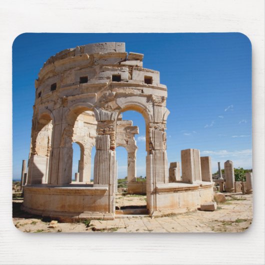 De markt, Leptis Magna, Al Khums District Muismat (Voorkant)