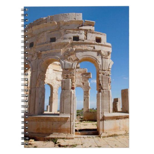 De markt, Leptis Magna, Al Khums District Notitieboek (Voorkant)